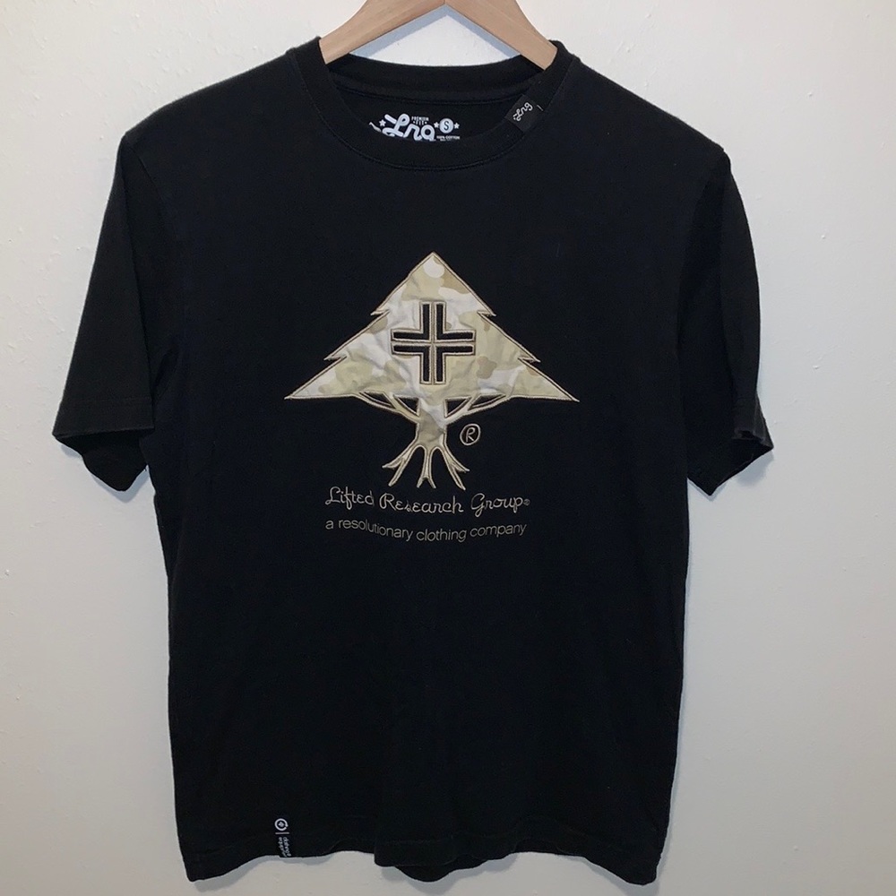 Lifted Research Group Black Tee Shirt
